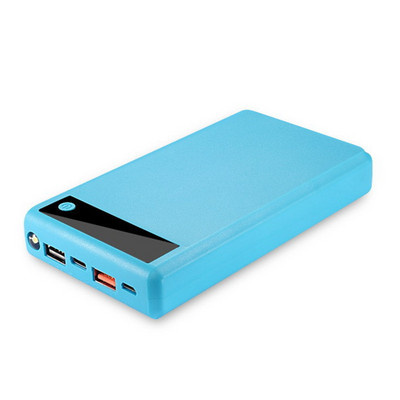 6*18650 Power Bank tok Dual USB Type C Micro USB zseblámpa Mobiltelefon töltő DIY Shell 18650 akkumulátortartó töltődoboz