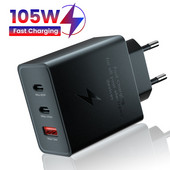 105 W USB Type C töltő gyorstöltő 3.0 PD Type C gyorstöltő fali telefon adapter Samsung Xiaomi iPhone 14 13 iPad készülékhez