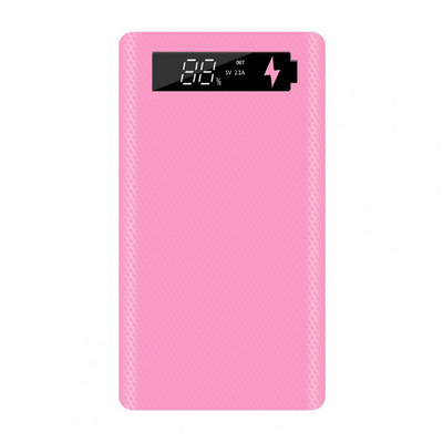 M6 Power Bank Box Kompakt, tartós LED-fénnyel, kettős USB-porttal
