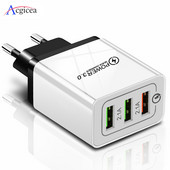 5V 3A USB töltő Gyorstöltő 3.0 QC 3.0 gyorstöltő adapter 3 USB mobiltelefon töltő iphone XR XS Max X 7 8 töltőhöz