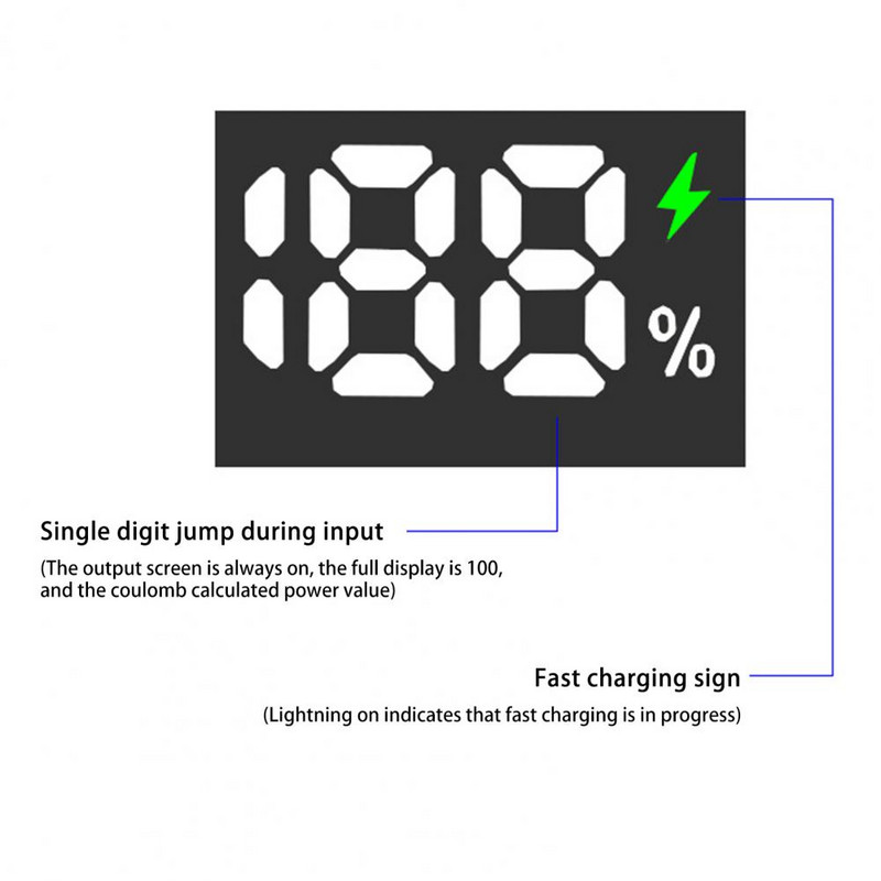 Mugav mitme vooluahela kaitse akuümbris jootmata 10x18650 patareid Asendustoitepanga kest Kiirlaadimine