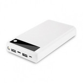 Praktikus újrafelhasználható 6 x 18650 mobil Power Bank héj, nagy kapacitású, erős zseblámpával ellátott Power Bank ház okostelefonhoz