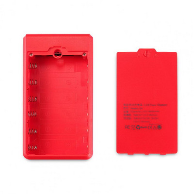 Praktikus újrafelhasználható 6 x 18650 mobil Power Bank héj, nagy kapacitású, erős zseblámpával ellátott Power Bank ház okostelefonhoz