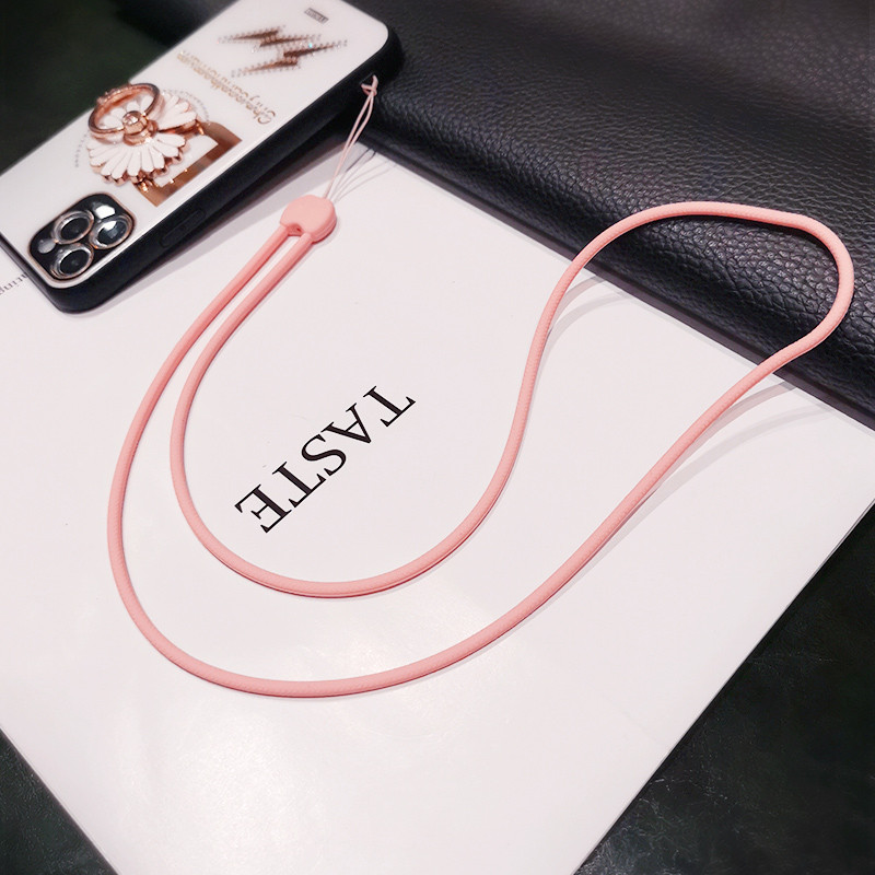 Mobiiltelefonipael pikk vedel silikoonist ripats mugav kaelata mobiiltelefoni ümbris kaelapael ketitropp kaotsiminekuvastane