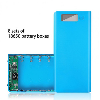 Λειτουργία επισκευής Portable 8 X 18650 Mobile Battery Charger Box Αξεσουάρ κινητών τηλεφώνων
