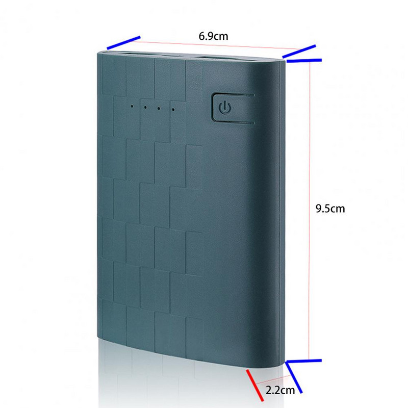 Korisno, čvrsto kućište za napajanje Indikator baterije 3x18650 baterije, zamjena Power Bank Shell, široka kompatibilnost