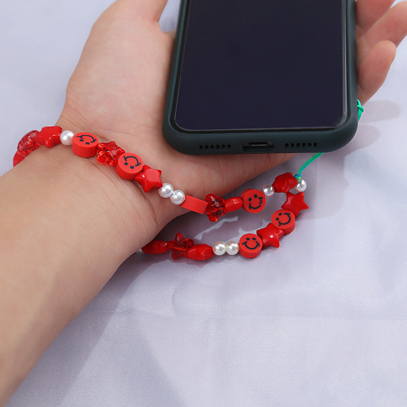 Šarene akrilne perle Pearl Charm Lanac za mobilni telefon Remen za mobitel Anti-lost Uzica za iPhone13 mini Pro Nakit Narukvica