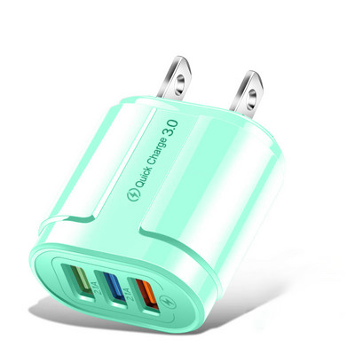Gyors USB telefontöltő Quick Charge QC 3.0 fali adapter iPhone 13 12 11 Samsung Xiaomi EU US Plug gyorstöltő töltőhöz
