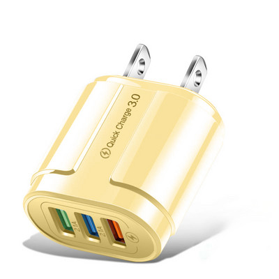 Gyors USB telefontöltő Quick Charge QC 3.0 fali adapter iPhone 13 12 11 Samsung Xiaomi EU US Plug gyorstöltő töltőhöz