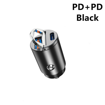 2022-es bővített USB autós töltő 5A Type C PD QC 30W gyorstöltő telefonadapter iPhone 13 12 11 Pro Max 8 Xiaomi Samsung s22 telefonhoz