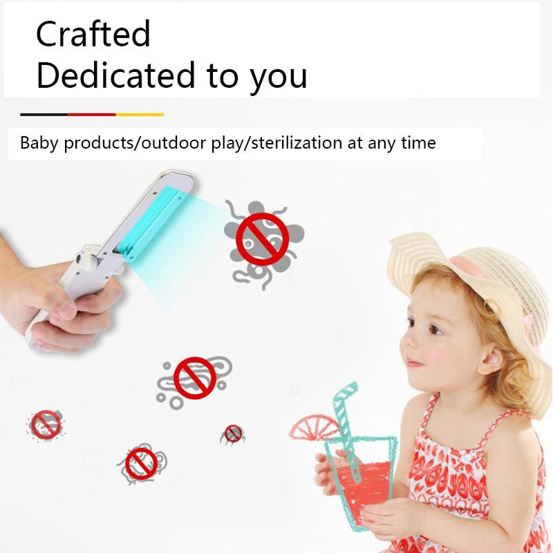 Steriliseerimine käeshoitav lamp Nutikas kaugjuhtimispult USB UV-desinfitseerimine karbis eredad LED helmed kiired kaasaskantav valgus Kodus lemmiklooma bakteritsiidne kasutamine