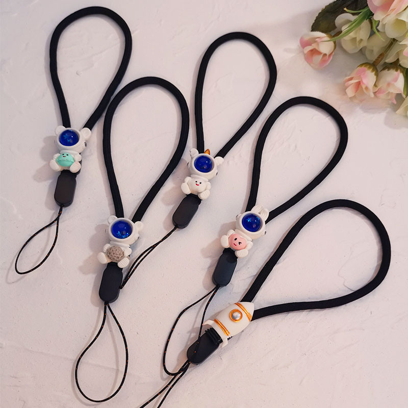 Svemirska crtana vezica za telefon i sigurnosna vezica za telefon za sve telefone i kombinacija futrole za iPhone Huawei Xiaomi telefonsku vezica