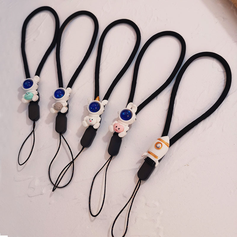 Svemirska crtana vezica za telefon i sigurnosna vezica za telefon za sve telefone i kombinacija futrole za iPhone Huawei Xiaomi telefonsku vezica