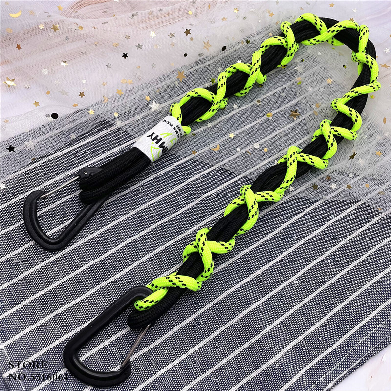 Nova ručno tkana pletenica uvrnuta najlonska vrpca za telefonske trake za ključeve s kratkim remenom za torbicu s remenom za remen torbice s remenom za ručne torbe.