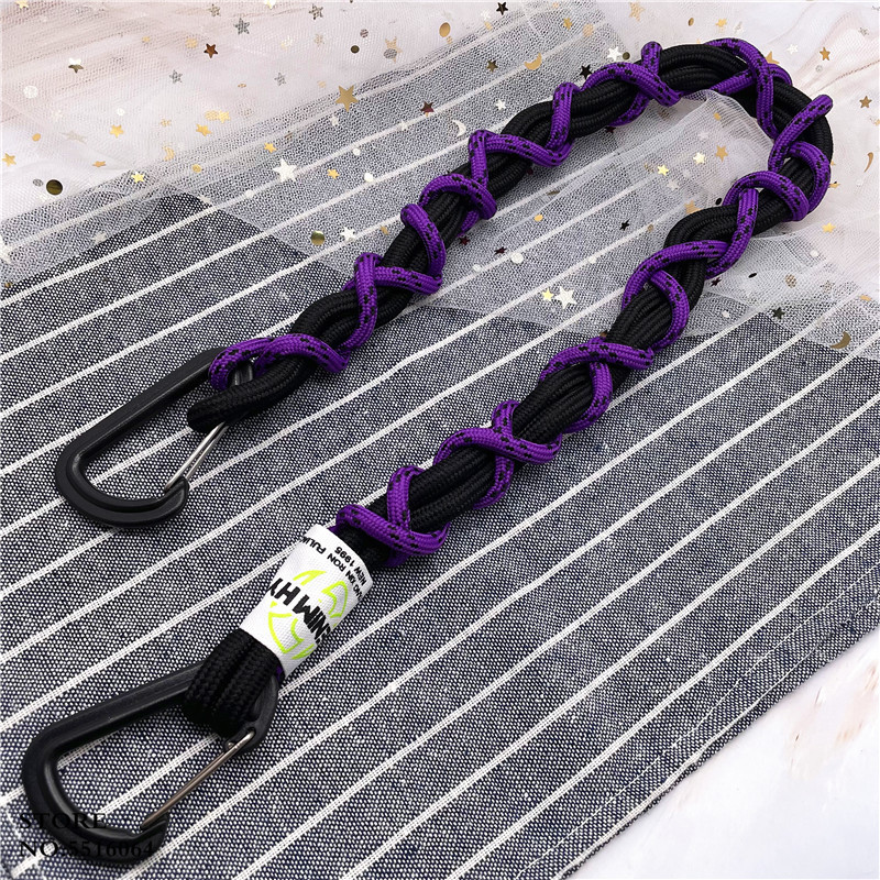 Nova ručno tkana pletenica uvrnuta najlonska vrpca za telefonske trake za ključeve s kratkim remenom za torbicu s remenom za remen torbice s remenom za ručne torbe.