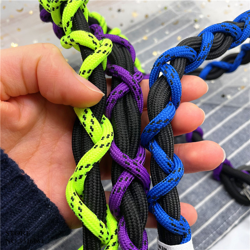 Nova ručno tkana pletenica uvrnuta najlonska vrpca za telefonske trake za ključeve s kratkim remenom za torbicu s remenom za remen torbice s remenom za ručne torbe.