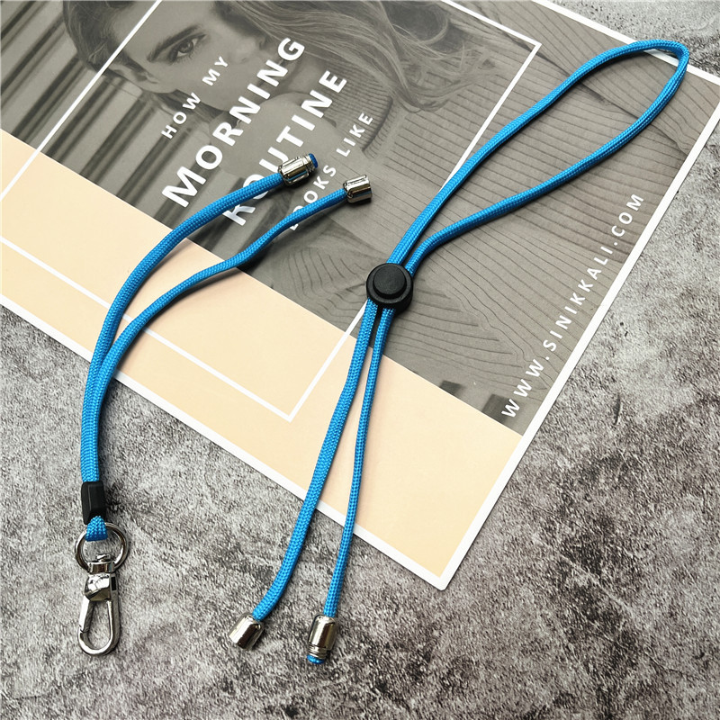 Kaelapael, eemaldatav randmerihm, reguleeritav käerihm, kaotsiminekuvastased võtmehoidjad mobiiltelefonide ripatsiga, esmaklassilised mobiilitarvikud