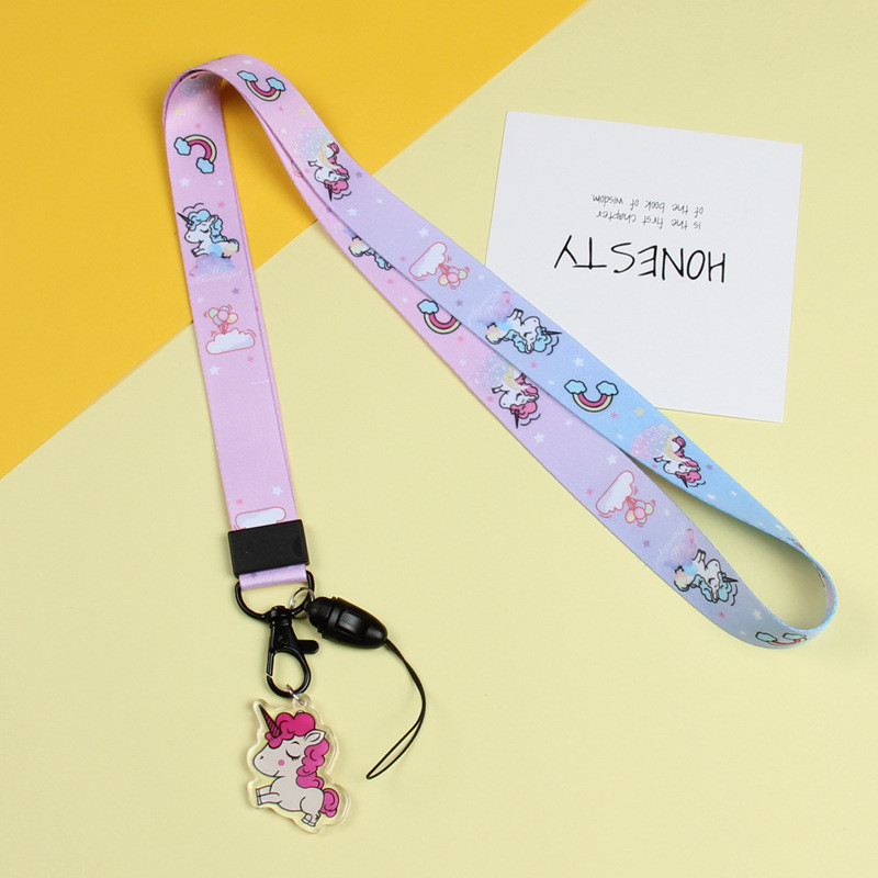 Remeni za mobilni telefon Slatka crtana traka Ključevi ID kartice Trake oko vrata za telefon USB držač značke DIY konop za vješanje