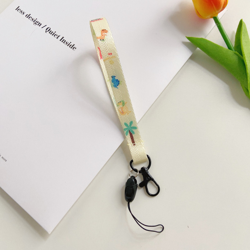 Slatki crtani kratki remen za telefon, privjesak za ključeve, vrpca za novčanik, vrpca za šarm, privjesak za ključeve automobila, narukvica za zapešće, ukras protiv gubitka