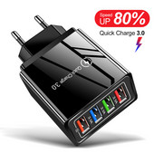 Încărcător USB Încărcare rapidă 3.0 Adaptor pentru telefon pentru iPhone 14 Pro Max Tabletă Încărcător portabil de perete mobil Încărcător rapid Conexiune UE/SUA