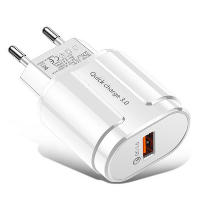 Încărcător USB Încărcare rapidă 3.0 Adaptor pentru telefon pentru iPhone 14 Pro Max Tabletă Încărcător portabil de perete mobil Încărcător rapid Conexiune UE/SUA