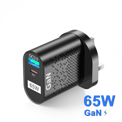 USLION GaN încărcător USB tip C Încărcător rapid pentru iphone 13 Pro Adaptor de încărcare rapidă QC3.0 PD USB C pentru Xiaomi Redmi Note 11