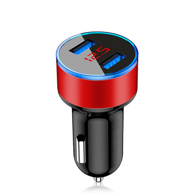 3.1A Dual Port USB Display LCD Car Auto Telefon mobil încărcător Adaptor pentru Samsung S30 S20 + A51 A71 A70 A50 A30 Încărcător în mașină