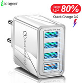 Încărcător USB Încărcare rapidă 3.0 QC3.0 Încărcător rapid pentru telefon mobil pentru iPhone XR Samsung Xiaomi Huawei Adaptor de perete pentru tabletă