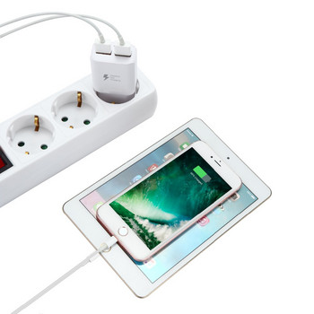 Двойно USB бързо зарядно устройство Мобилен телефон EU/US Plug Стенен адаптер Зареждане Зарядни устройства за пътуване micro usb кабели за Samsung Huawei Xiaomi