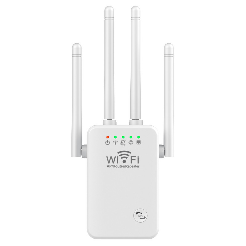 Belaidis WiFi kartotuvas 1200Mbps signalo stiprintuvas tinklo plėtiklis maršrutizatorius 2,4 GHz Wi-Fi ilgo nuotolio plėstuvas Wi-Fi stiprintuvas