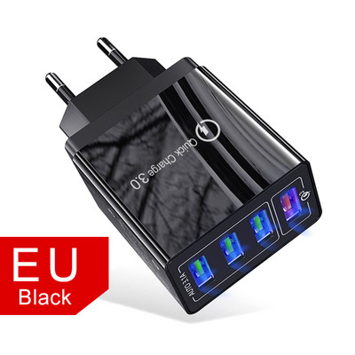 Încărcător USB OLAF Încărcare rapidă 3.0 Încărcător rapid QC3.0 QC Adaptor multiplu Încărcător de perete pentru telefon mobil pentru iPhone Samsung Xiaomi
