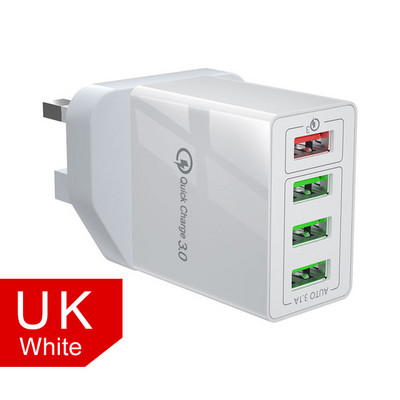 Încărcător USB OLAF Încărcare rapidă 3.0 Încărcător rapid QC3.0 QC Adaptor multiplu Încărcător de perete pentru telefon mobil pentru iPhone Samsung Xiaomi