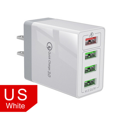 Încărcător USB OLAF Încărcare rapidă 3.0 Încărcător rapid QC3.0 QC Adaptor multiplu Încărcător de perete pentru telefon mobil pentru iPhone Samsung Xiaomi