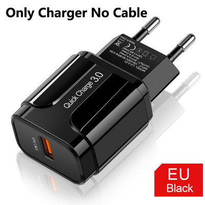 Încărcare rapidă 3.0, încărcător de perete, cablu tip C, pentru Xiaomi 11 9T 10 Redmi 8 9 Note 7 8 9 10S 10 Pro Adaptor de încărcare pentru telefon