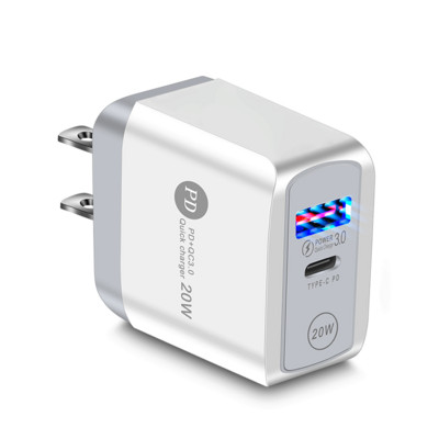 Încărcător PD 20W USB tip C Adaptor LED Încărcare rapidă a telefonului pentru iPhone 12 11 Pro Max X Xs Xr 7 AirPods iPad Huawei Xiaomi LG Samsung