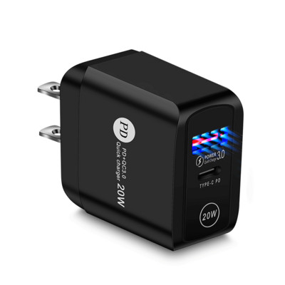 Încărcător PD 20W USB tip C Adaptor LED Încărcare rapidă a telefonului pentru iPhone 12 11 Pro Max X Xs Xr 7 AirPods iPad Huawei Xiaomi LG Samsung