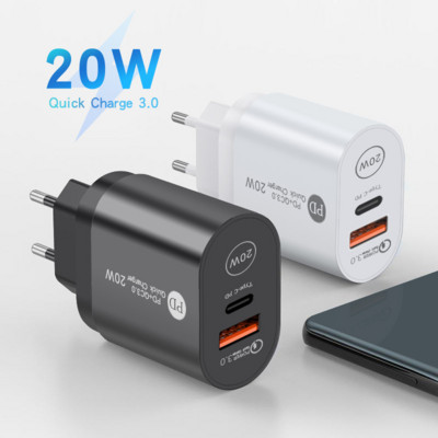 Acgicea Super Si 20W USB C Charger Adapter για iPhone 13 12 Pro Max Type C QC 3.0 PD Γρήγορη φόρτιση για γρήγορη φόρτιση τηλεφώνου Xiaomi