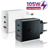 Încărcător USB de 105 W de tip C Încărcătorul de telefon mobil cu încărcare rapidă este potrivit pentru compatibilitatea cu portul dublu PD+U de 65 W Samsung IPhone