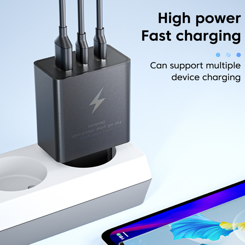 PD 105W USB C punjač Quick Charge 3.0 Type C adapter za napajanje mobilnog telefona za iPhone 12 Xiaomi Samsung Fast chargeur carregador