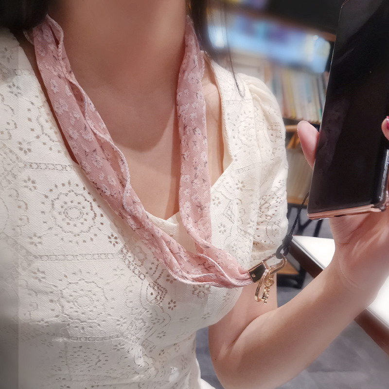 Naramenice za mobilni telefon Šalovi Naramenice oko vrata Ukrasi od užeta oko vrata s privjeskom za ključeve Telefonske narukvice Ružičasto Zelena Crvena Crna boja