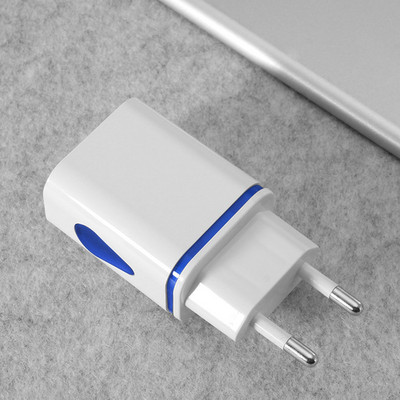 Adaptor încărcător USB FONKEN 2 Încărcător de perete Încărcător pentru telefon mobil UE Încărcător cu picătură de apă LED încărcător pentru tableta Samsung Notebook