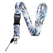 Kanagawa Hokusai Waves Snur Insigna ID Telefon mobil Snur Cheie Snur Curele pentru gât Accesorii chingi Panglici