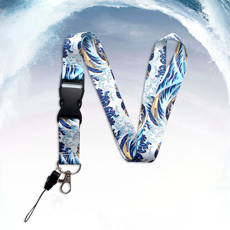 Kanagawa Hokusai Waves Uzica Bedž ID Mobilni telefon Uže Ključ Uzica Trake za vrat Dodaci Trake Vrpce