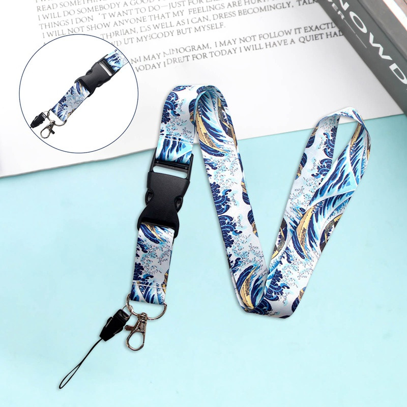 Kanagawa Hokusai Waves Uzica Bedž ID Mobilni telefon Uže Ključ Uzica Trake za vrat Dodaci Trake Vrpce