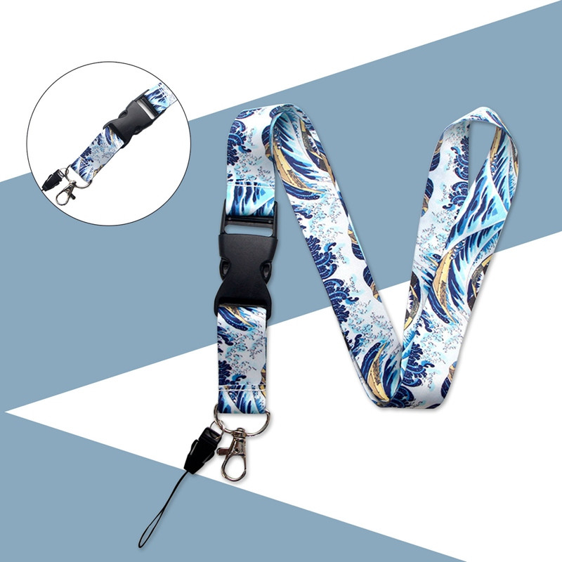 Kanagawa Hokusai Waves Uzica Bedž ID Mobilni telefon Uže Ključ Uzica Trake za vrat Dodaci Trake Vrpce