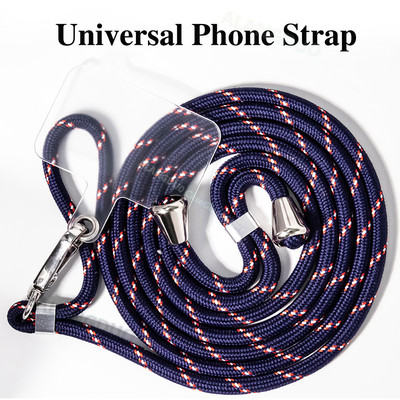 Universalus telefono dirželis, skirtas iPhone 12 pro Lanyard Nailono sportinis dirželis kakleliui, skirtas Xiaomi mi 11 lite dirželiui, reguliuojami priedai