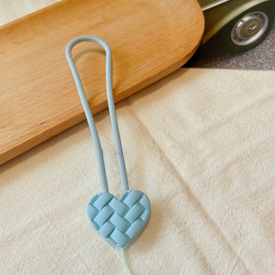 Telefonbűvös szíj rövid Diamond Love Creative U Disk szilikon csuklózsinór telefon elveszésgátló univerzális zsinór Mobiltelefon zsinór