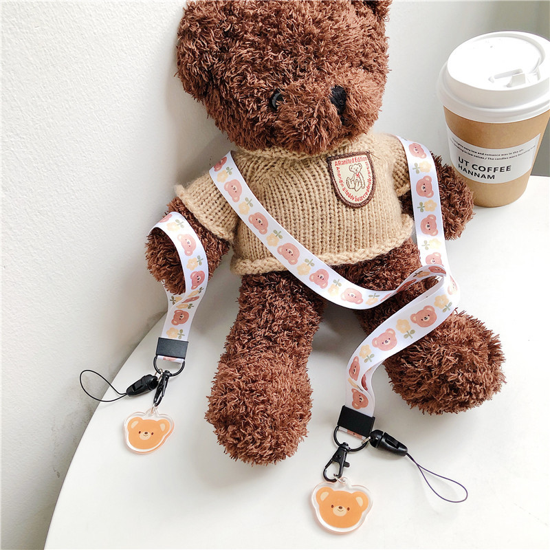 Simpatične crtane višenamjenske trake za mobilni telefon Kratko uže Modni uzorak trake Traka za ruke za telefon 13 Torbica za Airpods
