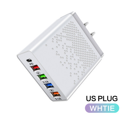 Încărcător USB Maerknon 48W PD Încărcare rapidă QC 3.0 Adaptor încărcător telefon de perete tip C Încărcare rapidă pentru iPhone 13 12 Pro Max 11 iPad