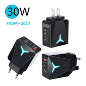 Încărcător USB de 30W tip C PD Adaptor de încărcare rapidă de 20W QC3.0 pentru iPhone 13 12 Samsung Huawei Xiaomi mufa UE/SUA Încărcător pentru telefon mobil